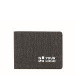 Carteira de PU com localizador inteligente para dispositivos Apple® cor preto vista principal