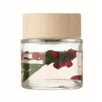Ambientador de 6 varetas com aroma a baunilha e flores decorativas cor transparente terceira vista
