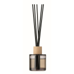 Elegante ambientador de aroma a baunilha com detalhe de bambu cor preto
