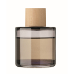 Elegante ambientador de aroma a baunilha com detalhe de bambu cor preto terceira vista