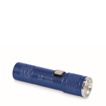 Lanterna de alumínio reciclado extensível com 3 ajustes de luz e zoom cor azul vista principal