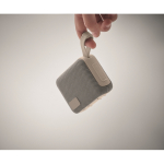 Pequenas colunas sem fios com pega a condizer para transportar cor cinzento vista fotografia terceira vista