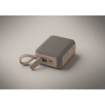 Pequenas colunas sem fios com pega a condizer para transportar cor cinzento vista fotografia sexta vista