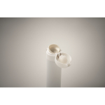 Garrafa antifugas de aço inoxidável com abertura a pressão 300 ml cor branco vista fotografia terceira vista