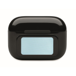 Auriculares sem fios com estojo de ecrã táctil cor preto nona vista