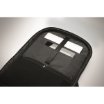 Mochila ideal para viagens, com múltiplos compartimentos cor preto vista fotografia