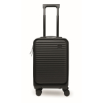 Trolley duro com compartimentos para documentos e portátil 20'' cor preto quarta vista