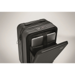 Trolley duro com compartimentos para documentos e portátil 20'' cor preto vista fotografia oitava vista