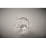 Copo pequeno de forma geométrica especial para licores 300 ml cor transparente vista fotografia sétima vista
