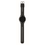 Smartwatch sem fios à prova de água com pulseira de silicone cor preto