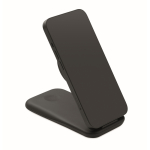 Base de carga 3 em 1 com suporte para telemóvel adequado para Apple® cor preto terceira vista