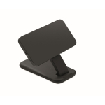 Base de carga 3 em 1 com suporte para telemóvel adequado para Apple® cor preto quinta vista