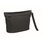 Bolsa de rPET para documentos com tira e resistente à água cor preto