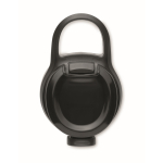 Garrafa de rPET com tampa rebatível e palhinha incluída 700 ml cor preto