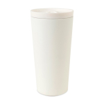 Copo térmico de aço reciclado com isolamento a vácuo 500ml cor branco