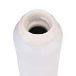 Garrafa térmica em aço inoxidável reciclado resistente ao suor 740ml cor branco terceira vista