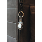 Porta-chaves localizador ecológico compatível com Apple e Android cor branco