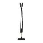 Fita para telemóvel em RPET com cabo USB-C e carga rápida 60W cor preto segunda vista