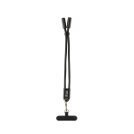 Fita para telemóvel em RPET com cabo USB-C e carga rápida 60W cor preto vista principal