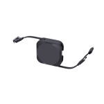 Suporte para telemóvel com cabo retrátil 100cm e carga rápida 100W cor preto vista décima quarta