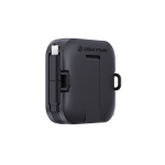 Suporte para telemóvel com cabo retrátil 100cm e carga rápida 100W cor preto segunda vista