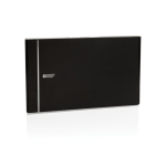 Capa ecológica com carga magnética para portáteis 15.6'' Swiss Peak cor preto vista com caixa