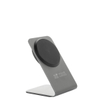 Carregador sem fios magnético premium de alumínio reciclado 15W cor cinzento vista principal