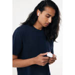 Auriculares reciclados com microfone de carregamento rápido BT 6.0 cor branco vista com modelo