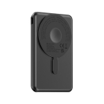 Powerbank 5 em 1 com cabos de carregamento e suporte 5.000 mAh cor preto