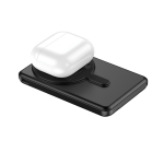 Powerbank 5 em 1 com cabos de carregamento e suporte 5.000 mAh cor preto oitava vista