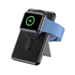 Powerbank 5 em 1 com cabos de carregamento e suporte 5.000 mAh cor preto nona vista