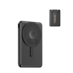 Powerbank 5 em 1 com cabos de carregamento e suporte 5.000 mAh cor preto vista principal