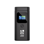 Powerbank de alumínio resistente e ecrã HQ a cores 15.000 mAh cor cinzento vista principal