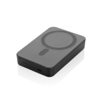 Powerbank de bolso em ABS reciclado com indicador de carga 10.000 mAh cor preto