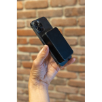 Powerbank de bolso em ABS reciclado com indicador de carga 10.000 mAh cor preto vista de ambiente 2