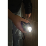 Rádio de emergência multifunções em ABS reciclado e manivela 1.800 mAh cor preto vista de ambiente 4