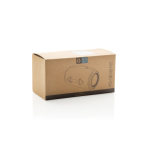 Altifalante BT 5.3 em plástico reciclado com resistência IPX4 16W cor preto segunda vista com caixa