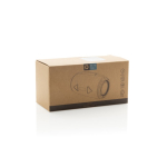 Altifalante BT 5.3 em plástico reciclado com resistência IPX4 16W cor cinzento segunda vista com caixa