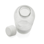 Garrafa de RPET com pega e design ondulado com asa 750 ml cor branco quinta vista