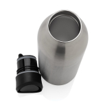 Garrafa ecológica com experiência de bebida 360° 600 ml Avira Alok cor prateado quinta vista