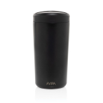 Copo térmico take away ecológico com tampa de clique 400 ml Avira Alix cor preto segunda vista