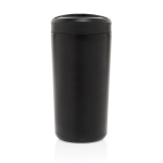 Copo térmico take away ecológico com tampa de clique 400 ml Avira Alix cor preto quarta vista