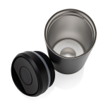 Copo térmico take away ecológico com tampa de clique 400 ml Avira Alix cor preto quinta vista