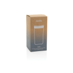 Copo térmico take away ecológico com tampa de clique 400 ml Avira Alix cor preto segunda vista com caixa