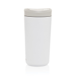 Copo térmico take away ecológico com tampa de clique 400 ml Avira Alix cor branco terceira vista