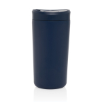 Copo térmico take away ecológico com tampa de clique 400 ml Avira Alix cor azul-marinho terceira vista