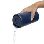 Copo térmico take away ecológico com tampa de clique 400 ml Avira Alix cor azul-marinho sexta vista