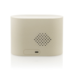 Relógio despertador eco com luz gradual e paisagens sonoras relaxantes cor bege sexta vista