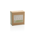 Pistola de massagem portátil em plástico eco para aliviar o stress cor preto segunda vista com caixa