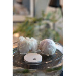 Humidificador recarregável em plástico reciclado com autonomia de 6H cor bege vista de ambiente 3